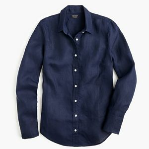 J. Crew 100% Linen Work Shirt